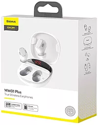 Навушники Baseus Encok WM01 Plus White (NGWM01P-02) - мініатюра 6