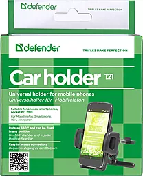 Автодержатель Defender Car holder 121 Black (29121) - миниатюра 5