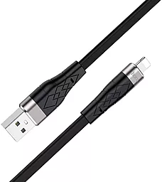 Кабель Hoco X53 Angel USB-A - Lightning 12w 2.4a 1м cable Black - миниатюра 2 Кабель Hoco X53 Angel USB-A - Lightning 12w 2.4a 1м cable Black - миниатюра 2