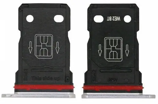 Слот (лоток) SIM-карти OnePlus 8 Dual SIM Polar Silver - фото 1