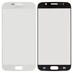 Корпусне скло дисплея Samsung Galaxy S6 G920F White