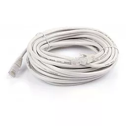 Патч-корд RJ-45 10м Vinga Cat. 5e UTP CCA білий (5E0.5CCA-10.0) - мініатюра 3 Патч-корд RJ-45 10м Vinga Cat. 5e UTP CCA білий (5E0.5CCA-10.0) - мініатюра 3