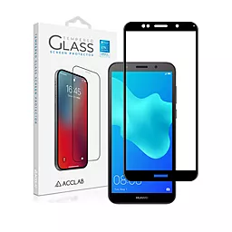 Защитное стекло ACCLAB Full Glue Huawei Y5 2018 Black (1283126508288)