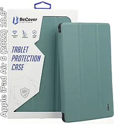 Чехол для планшета BeCover Tri Fold Hard для Apple iPad Air (4/5) 2020/2022 10.9" Dark Green (709662) - фото Чехол для планшета BeCover Tri Fold Hard для Apple iPad Air (4/5) 2020/2022 10.9" Dark Green (709662)