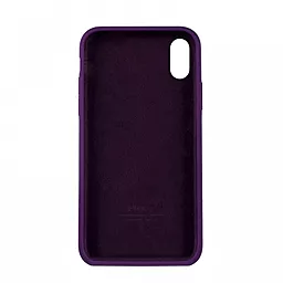 Чохол Silicone Case Full для Apple iPhone XR Grape - мініатюра 2