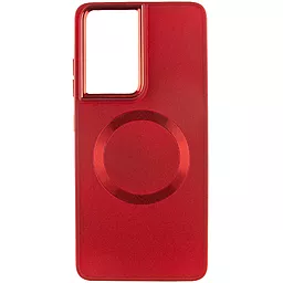 Чехол Epik Bonbon Metal Style with MagSafe для Samsung Galaxy S23 Ultra Red