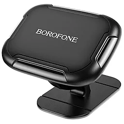 Держатель магнитный Borofone BH36 Voyage Magnetic Black - фото Держатель магнитный Borofone BH36 Voyage Magnetic Black