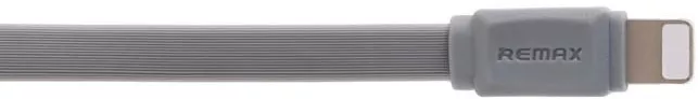Кабель Remax Fast Pro USB-A - Lightning 12w 2.4a 1м cable Grey (RC-129i) - фото 3