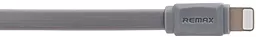 Кабель Remax Fast Pro USB-A - Lightning 12w 2.4a 1м cable Grey (RC-129i) - мініатюра 3 Кабель Remax Fast Pro USB-A - Lightning 12w 2.4a 1м cable Grey (RC-129i) - мініатюра 3