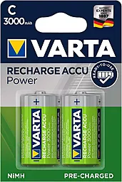 Акумулятор Varta C (LR14) Rechargeable Accu Power (3000mAh) Ni-MH 2шт (56714101402) - фото Акумулятор Varta C (LR14) Rechargeable Accu Power (3000mAh) Ni-MH 2шт (56714101402)