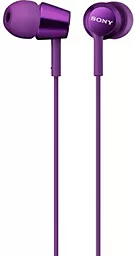 Наушники Sony MDR-EX150 Violet (MDREX150V.E) - фото Наушники Sony MDR-EX150 Violet (MDREX150V.E)