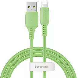 Кабель Baseus Colourful USB-A - Lightning 12w 2.4a 1.2м cable Green (CALDC-06)