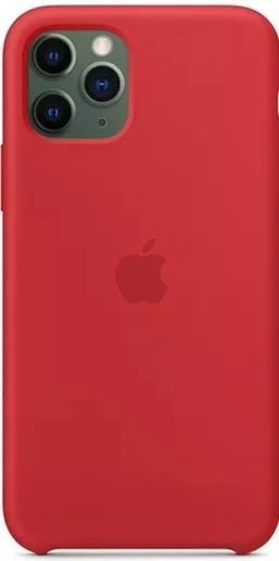 Чехол Silicone Case PB для Apple iPhone 11 Pro Max Red - фото 1