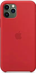 Чехол Silicone Case PB для Apple iPhone 11 Pro Max Red - фото Чехол Silicone Case PB для Apple iPhone 11 Pro Max Red