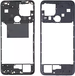 Рамка корпусу Oppo A15 / A15s / A35 Dynamic Black - фото Рамка корпусу Oppo A15 / A15s / A35 Dynamic Black