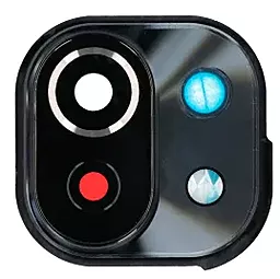 Стекло камеры Xiaomi Mi 11 Lite / Mi 11 Lite 5G / 11 Lite 5G NE с рамкой Black - фото Стекло камеры Xiaomi Mi 11 Lite / Mi 11 Lite 5G / 11 Lite 5G NE с рамкой Black