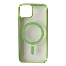 Чехол Epik Clear Color MagSafe Case Box для Apple iPhone 14 Plus Mint Green