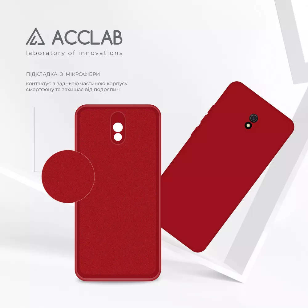 Чохол ACCLAB SoftShell для Xiaomi Redmi 8A Red - фото 5