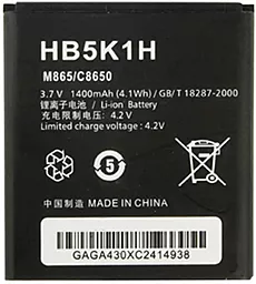Аккумулятор Huawei U8650 Sonic / HB5K1H (1150 - 1400 mAh) - миниатюра 2