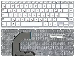 Клавиатура для ноутбука Samsung Q470 без рамки белая