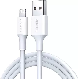 Кабель USB Ugreen US155 12w 2.4A 2M Lightning cable white (20730)