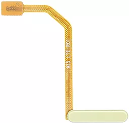 Шлейф Samsung Galaxy A15 A155 с кнопкой включения, со сканером отпечатка пальца, Original Personality Yellow