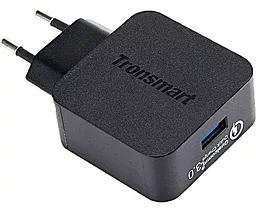Мережевий зарядний пристрій з швидкою зарядкою Tronsmart WC1T Quick Charge 3.0 USB Wall Charger Black