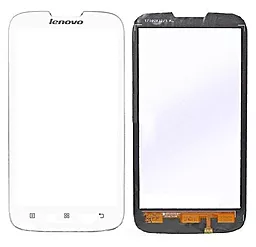 Сенсор (тачскрин) Lenovo A560 White - фото Сенсор (тачскрин) Lenovo A560 White