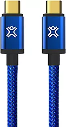 Кабель USB XtremeMac Ballistic 1.2M USB Type-C - Type-C Cable Blue (XCL-UCC-23)
