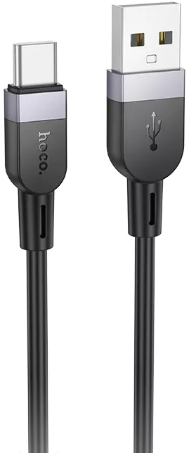 Кабель Hoco X109 USB-A - Type-C 15w 3a 1м cable Black - фото 1