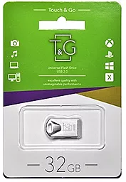 Флешка T&G 32GB 106 Metal Series Silver (TG106-32G) - фото Флешка T&G 32GB 106 Metal Series Silver (TG106-32G)