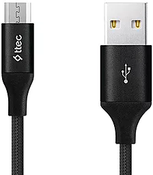 Кабель Ttec 2DK21S USB-A - мicro USB 12w 2.4a 2м cable Black - фото Кабель Ttec 2DK21S USB-A - мicro USB 12w 2.4a 2м cable Black