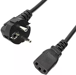 Мережевий кабель PowerPlant C13 3x1.5mm 2M Black (CC360321) - мініатюра 2