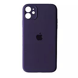 Чехол Silicone Case Full Camera for Apple iPhone 11 New Purple