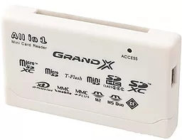 Картридер Grand-X multi All-in-One 64Gb to 2Tb SDXC (CRX05White) - фото Картридер Grand-X multi All-in-One 64Gb to 2Tb SDXC (CRX05White)