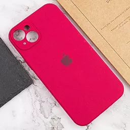 Чехол Silicone Case Full Camera for Apple iPhone 14 Rose Red - миниатюра 6 Чехол Silicone Case Full Camera for Apple iPhone 14 Rose Red - миниатюра 6