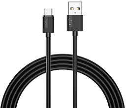 Кабель T-PHOX T-C801 Nets USB-A - Type-C 12w 2.4a 2м cable Black - фото Кабель T-PHOX T-C801 Nets USB-A - Type-C 12w 2.4a 2м cable Black