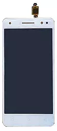 Дисплей Lenovo Vibe S1 Lite (S1La40) с тачскрином, White - фото Дисплей Lenovo Vibe S1 Lite (S1La40) с тачскрином, White