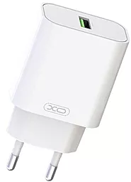 Мережевий зарядний пристрій XO L112 18W QC3.0 USB-A White