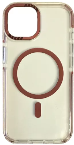 Чехол 1TOUCH TRX with MagSafe для Apple iPhone 15 Clear-Plum - фото 1