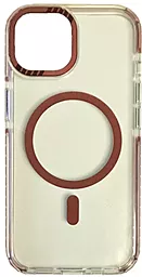 Чехол 1TOUCH TRX with MagSafe для Apple iPhone 15 Clear-Plum - фото Чехол 1TOUCH TRX with MagSafe для Apple iPhone 15 Clear-Plum