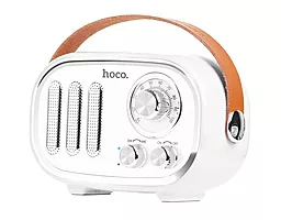 Колонки акустичні Hoco BS16 Voice reminder White - фото Колонки акустичні Hoco BS16 Voice reminder White