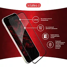 Защитное стекло Intaleo Full Glue для Apple Iphone 13 Black (1283126514968) - миниатюра 3