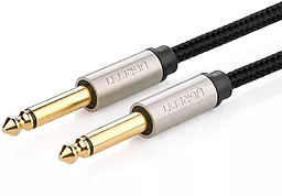 Аудио кабель Ugreen AV128 Jack 6.3мм - Jack 6.3мм M/M 2 м Cable gray (10638) - фото Аудио кабель Ugreen AV128 Jack 6.3мм - Jack 6.3мм M/M 2 м Cable gray (10638)