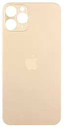 Задняя крышка корпуса Apple iPhone 11 Pro (big hole) Gold