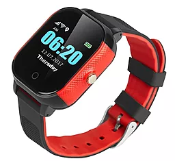 Смарт-годинник GoGPS К23 Black/Red (K23BKRD) - фото Смарт-годинник GoGPS К23 Black/Red (K23BKRD)