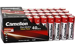 Батарейки Camelion AA (LR6) Plus Alkaline 40шт (LR6-SP40) - фото Батарейки Camelion AA (LR6) Plus Alkaline 40шт (LR6-SP40)