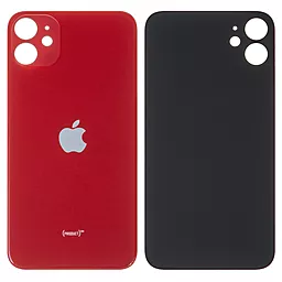 Задня кришка корпусу Apple iPhone 11 (big hole) Red - мініатюра 2