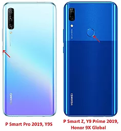Дисплей Huawei P Smart Z, Y9 Prime 2019, Honor 9X Global с тачскрином и рамкой, Black - миниатюра 2