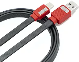 Кабель iZi MD-11 USB-A - Type-C 12w 2.4a 2м cable Black - фото Кабель iZi MD-11 USB-A - Type-C 12w 2.4a 2м cable Black